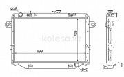 Основной радиатор TOYOTA LAND CRUISER 100 Toyota Land Cruiser, 2002-2005 Нұр-Сұлтан (Астана)