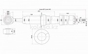 Стойка передняя Toyota Land Cruiser, 2007-2012 