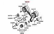 Ремень ГРМ md307487 6g72, 6g73 SUN a589yu32mm Mitsubishi Montero Sport, 1996-2008 