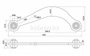 Рычаг подвески Toyota Allex, 2001-2002 Шымкент