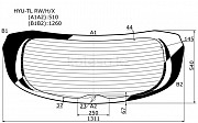 Стекло заднее Hyundai Tucson, 2015-2019 Алматы