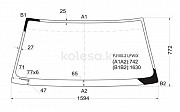Стекло лобовое Toyota Land Cruiser, 1998-2002 Нұр-Сұлтан (Астана)
