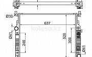 Радиатор MERCEDES ML Mercedes-Benz R 300, 2005-2010 Нұр-Сұлтан (Астана)