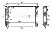 Радиатор Chevrolet Captiva, 2006-2011 Алматы