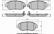 Колодки тормозные Lexus GS 300, 1997-2000 Астана