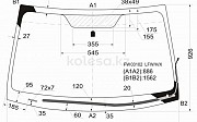 Стекло лобовое с обогревом щеток Subaru Legacy, 2009-2013 Алматы