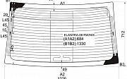 Стекло заднее с обогревом Hyundai Elantra, 2006-2011 Астана