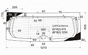 Стекло заднее с обогревом Chevrolet Captiva, 2006-2011 Алматы