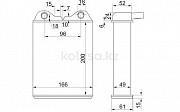Радиатор отопителя салона Toyota Land Cruiser, 1989-1997 Нұр-Сұлтан (Астана)