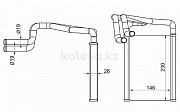 Радиатор отопителя салона Hyundai ix35, 2009-2013 Талғар