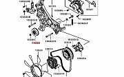 Ролик натяжения ремня генератора Pajero KOYO md308882 PU159026RR1HY Mitsubishi Montero Sport, 1996-2 Алматы