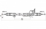 Рейка рулевая Toyota Highlander, 2004-2007 Алматы