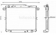 Радиатор охлаждения двигателя Toyota Land Cruiser, 2005-2007 Нұр-Сұлтан (Астана)