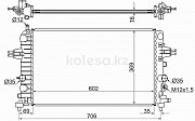 Радиатор Opel Astra, 2009-2012 Шымкент