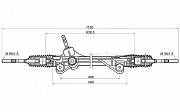 Рейка рулевая Toyota Highlander, 2008-2010 Алматы