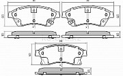 Колодки тормозные Opel Astra, 2009-2012 Шымкент
