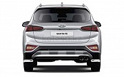 Защита заднего бампера Hyundai SantaFe, СантаФе! Hyundai Santa Fe, 2018-2021 Шымкент