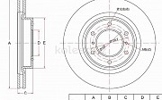 Диск тормозной перед Mitsubishi Pajero, 2011-2015 Алматы