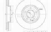 Диск тормозной Opel Astra, 2012-2015 Шымкент