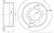 Диск тормозной Toyota Land Cruiser, 1998-2002 Нұр-Сұлтан (Астана)