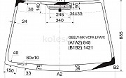 Стекло лобовое Geely MK, 2006-2013 Алматы