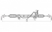 Рейка рулевая Toyota Highlander, 2010-2013 Алматы