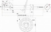 Стойка передняя Honda Fit, 2001-2007 Астана