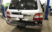 Калитка запасного колеса РИФ с фаркопом в штатный задний бампер Toyota Land Cruiser, 1998-2002 