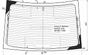 Стекло заднее Hyundai Sonata, 2014-2017 Алматы