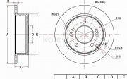 Диск тормозной зад Hyundai Sonata, 2004-2007 Алматы