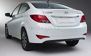 Бампер задний Хендай Солярис Hyundai Solaris 2014 — БЕЛЫЙ Hyundai Solaris, 2014-2017 Алматы