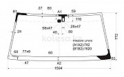 Стекло лобовое Toyota Land Cruiser, 1998-2002 Нұр-Сұлтан (Астана)