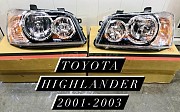 TOYOTA HIGHLANDER передние фары Toyota Highlander, 2001-2003 Алматы