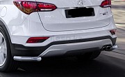 Защита заднего бампера Hyundai Santa fe 2018 Шымкент