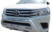 Накладка переднего бампера (губа) Hilux 2015-2018 