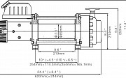 Лебёдка электрическая (индустр.) 24V Runva 17500 lbs 7960 кг Алматы