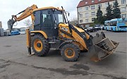 Экскаватор погрузчик JCB. Гидромолот 