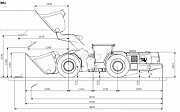 Kaishan UL100 4.5m3 ПДМ 2022 г., погрузчик ковшовый Алматы