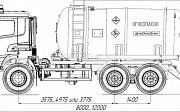 Shacman АТЗ-17 (топливозаправщик) на базе Shacman (6х4) 2023 г., топливозаправщик Аккыстау