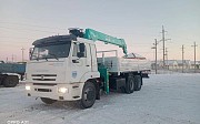 КамАЗ Бортовой автомобиль с КМУ HLC-7016 на шасси КАМАЗ-65116 2022 г., манипулятор Ақтөбе